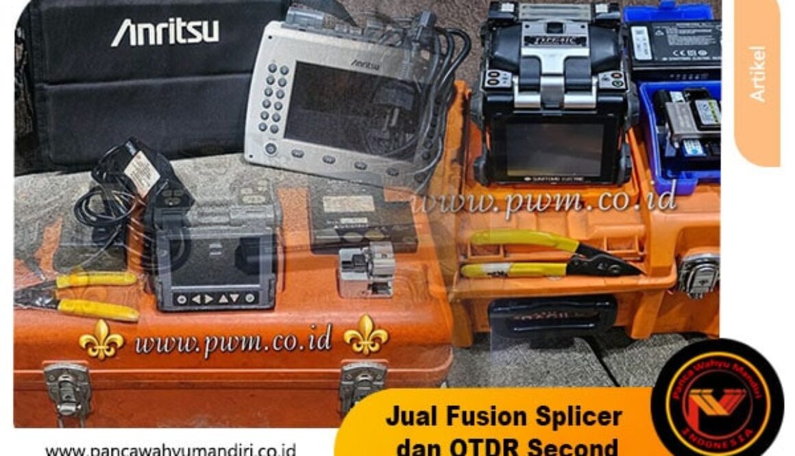 jual fusion splicer dan otdr second