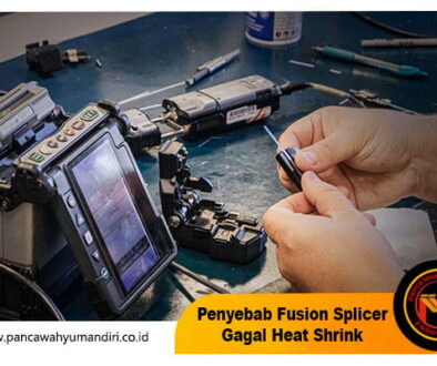 penyebab fusion splicer gagal heat shrink