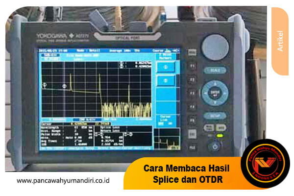 cara membaca hasil splice dan otdr