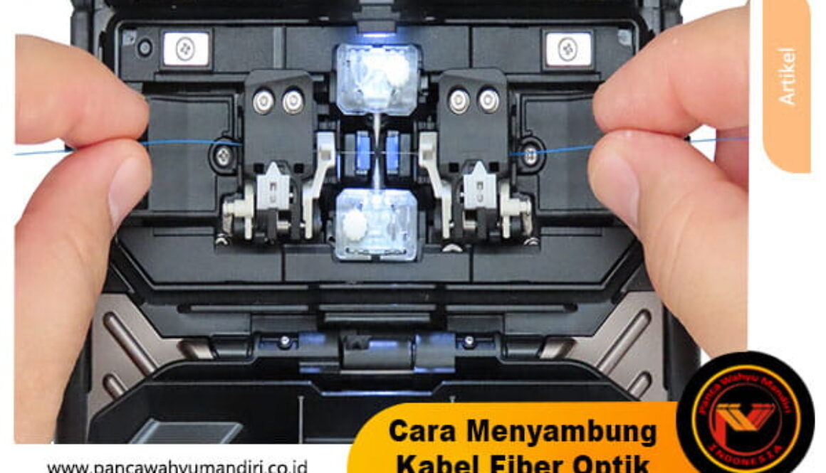 cara menyambung kabel fiber optik