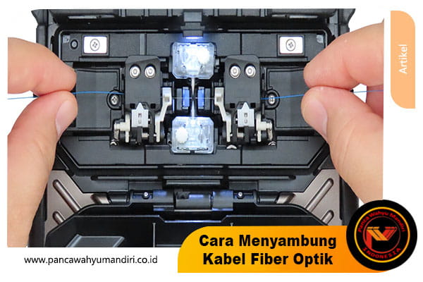 cara menyambung kabel fiber optik